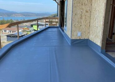 PVC roofing installation in Bellevue